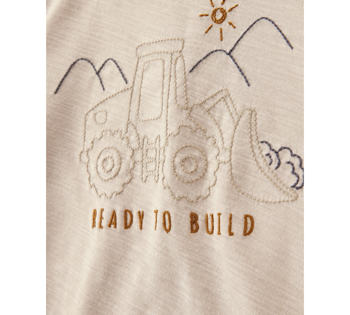 Carter's Toddler Boys Construction T-shirt & Shorts, 2 Piece Set In Tan