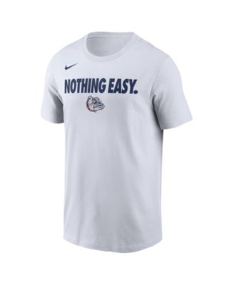 Nike - Men's White Gonzaga Bulldogs 2025 On-Court Bench T-Shirt