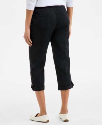 Women's Mid-Rise Pull-On Capri Pants