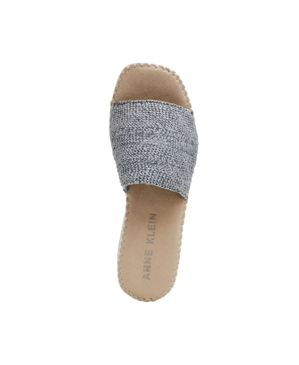 Anne Klein Cruz Platform Wedge Sandal In Light Blue