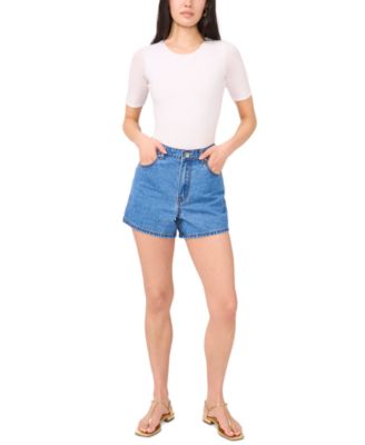 Women's High-Rise Denim Shorts