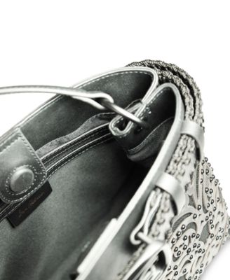 Кожаная сумка Sam Edelman Willette из крашеной кожи с цветочным рисунком