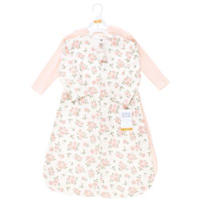 Baby Girls Hudson Thermal Long Sleeve Sleeping Bag 2pk, Acorn Botanical, 18-24 Months