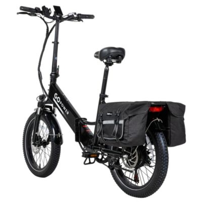 GoPlus Folding Electric Bike | 20" Fat Tire eBike | 500W Motor, 20mph Top Speed | 45+ Mile Range | Removable Battery | Class 1 and 2