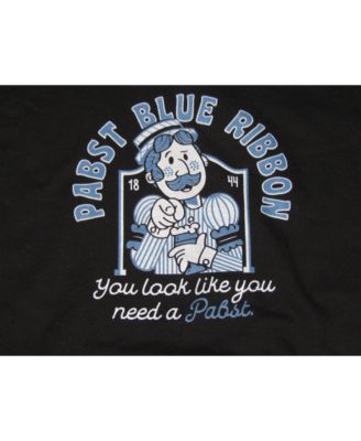 Пабст Блю Риббон Пабст Блю Риббон Большой и высокий Ты Выглядишь Так Будто Тебе нужен Бармен Черная толстовка с капюшоном и рисунком-4XL 7390₽