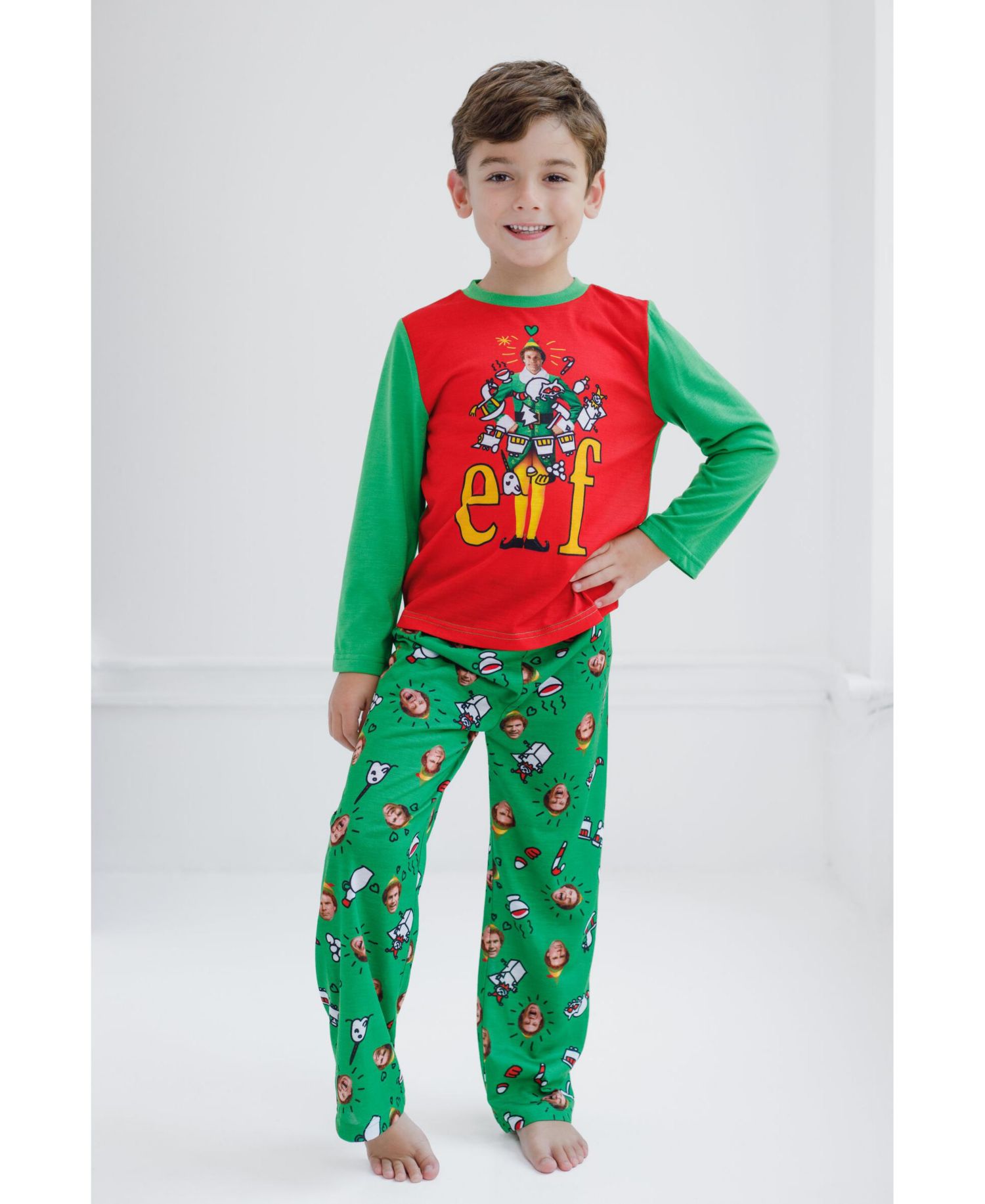 Boys Pullover Pajama Shirt and Pants Sleep Set