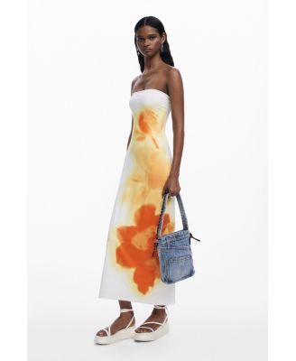 Дизайнерская женская джинсовая сумка-тоут среднего размера от Desigual