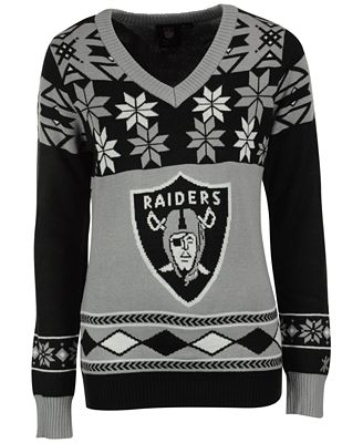 Forever Collectibles Women's Oakland Raiders Big Logo Sweater - Sports ...