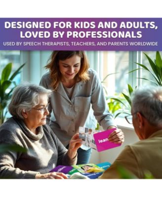 Flash Cards for Kids and Adults - Vocabulary, Action Verbs, Sight Words and Matching Cards for Early Learning