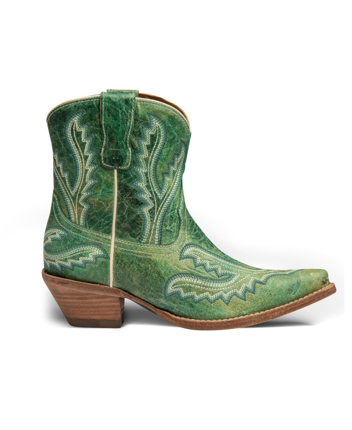 Eleanor Leather Cowgirl Boots - Stylish & Comfortable By Buck & Brana - Turquoise