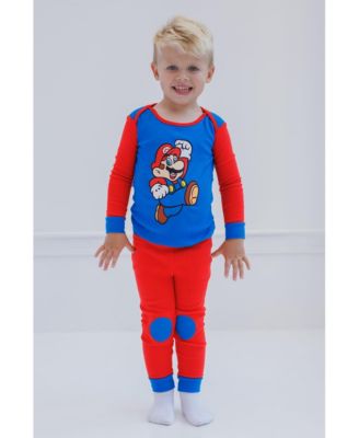 Baby Boys SUPER MARIO Pajama Shirt and Pants Set