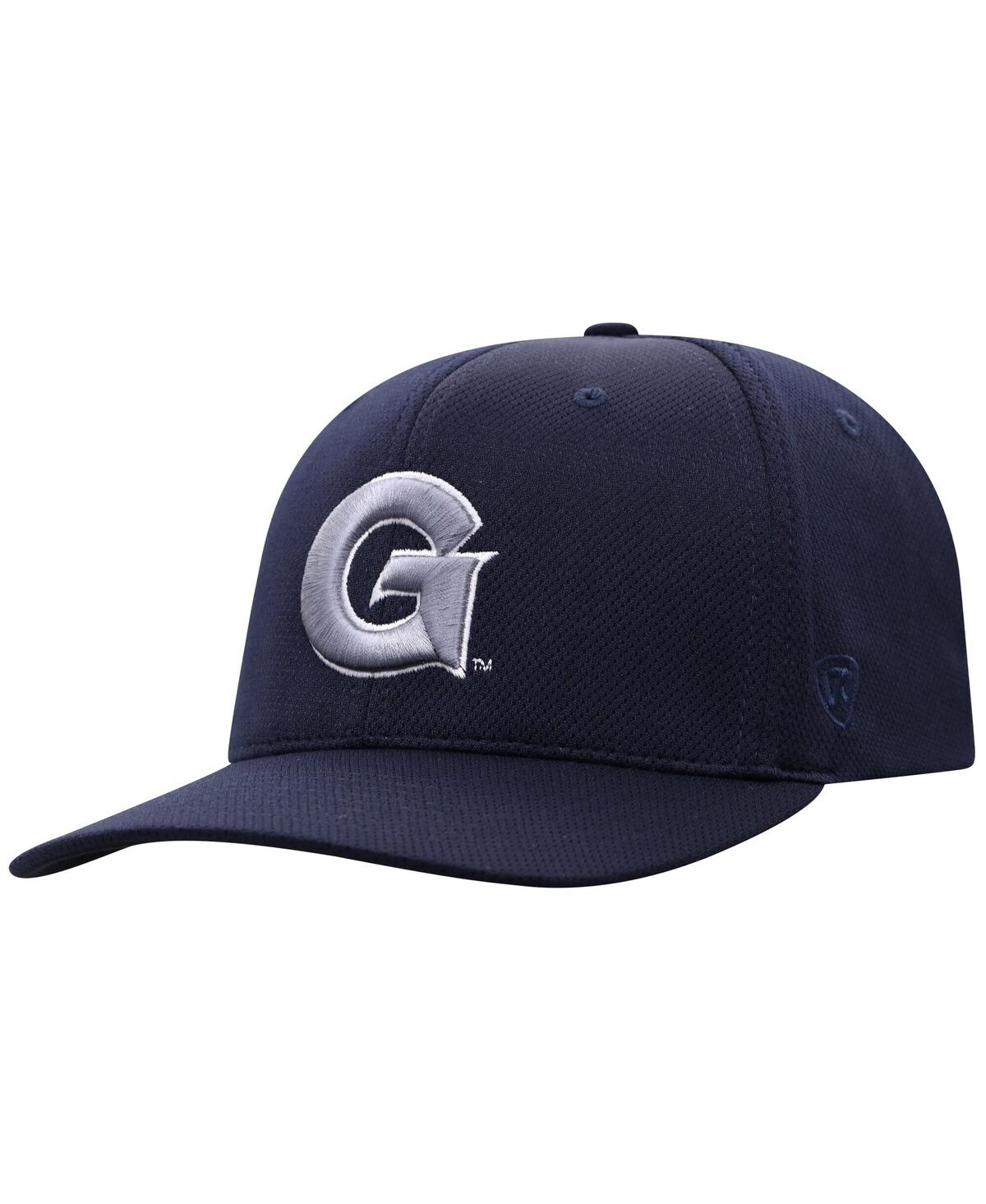 Top Of The World Men's True Navy Georgetown Hoyas Reflex Flex Hat In True Navy