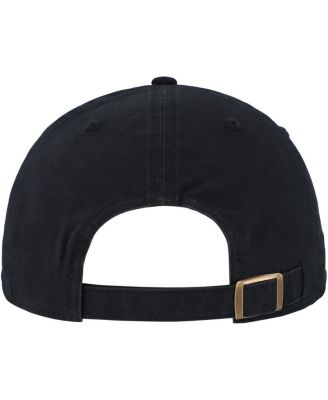 Men's and Women's Black Playboy Embossed Logo Adjustable Hat