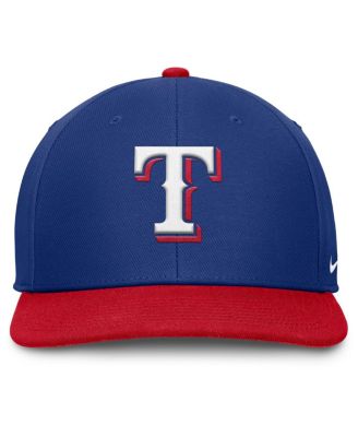 Men's Royal/Red Texas Rangers Pro Performance Snapback Hat