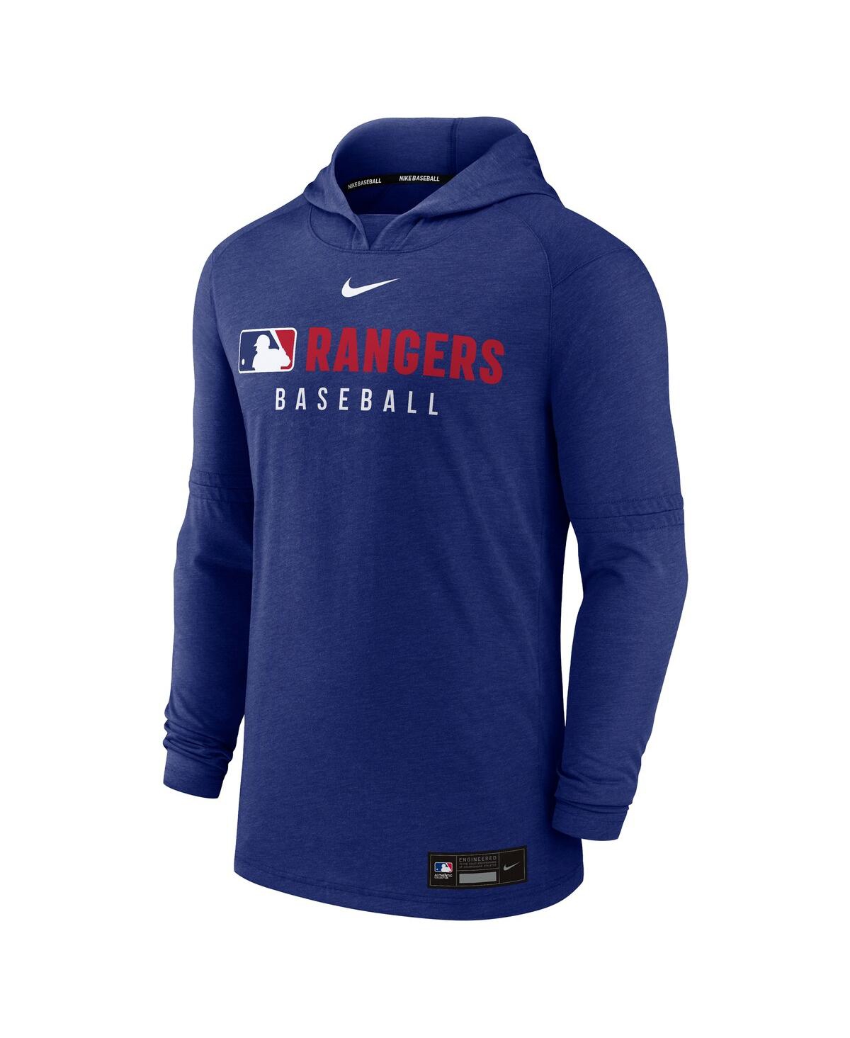 Nike Texas Rangers Authentic Collection  Men's Dri-fit Mlb Pullover Hoodie In Burgundy