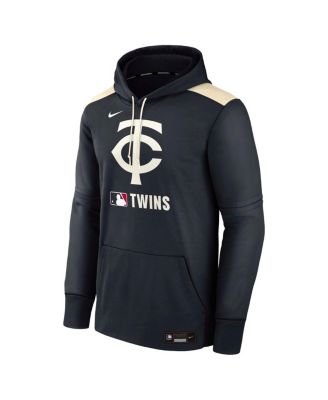 Men's Navy Minnesota Twins Authentic Collection Performance Pullover Hoodie