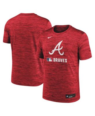 Nike - Men's Red Atlanta Braves Authentic Collection Velocity Performance Practice T-Shirt