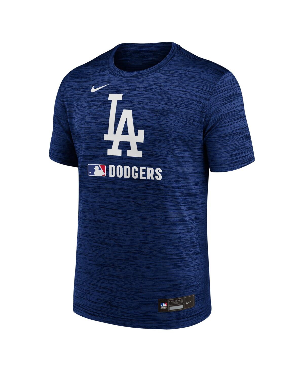 Nike Los Angeles Dodgers Authentic Collection Velocity  Men's Dri-fit Mlb T-shirt In Blue