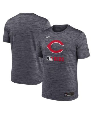 Nike - Men's Black Cincinnati Reds Authentic Collection Velocity Performance Practice T-Shirt