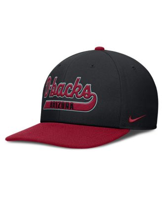 Men's Black/Red Arizona Diamondbacks Pro Performance Snapback Hat