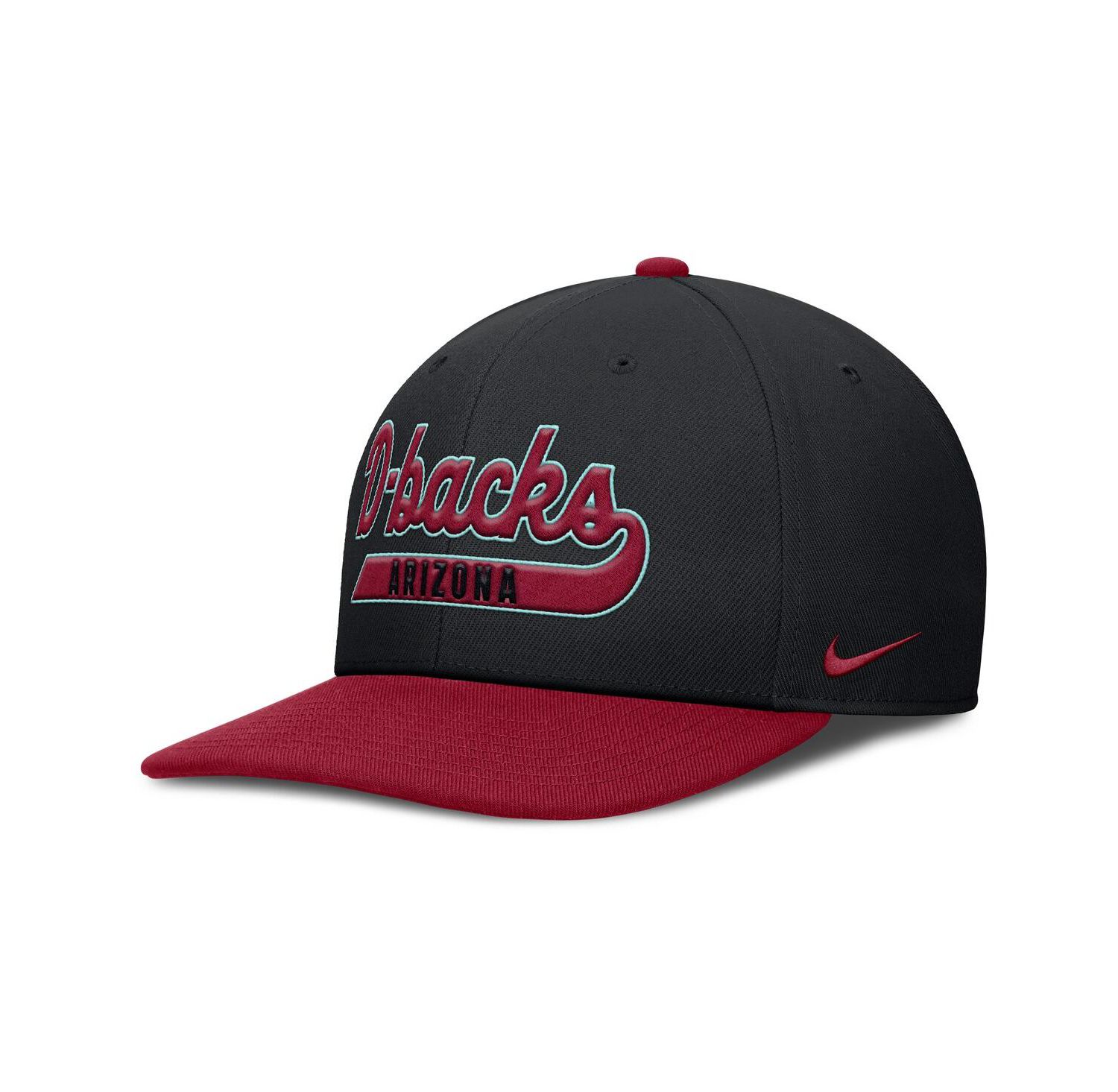 Men's Black/Red Arizona Diamondbacks Pro Performance Snapback Hat
