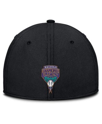 Мужская черно-фиолетовая кепка Arizona Diamondbacks Rise Swoosh Performance Flex от Nike