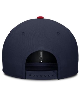 Мужская бейсболка Nike темно-красного цвета Cleveland Guardians Pro Performance Snapback