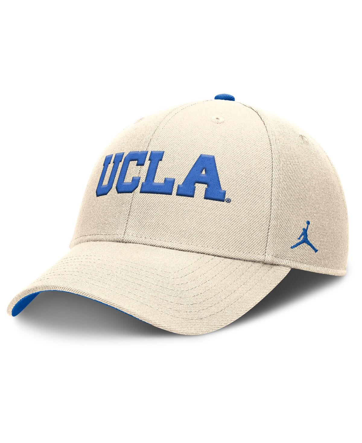 JORDAN MEN'S NATURAL UCLA BRUINS PRIMETIME RISE ADJUSTABLE HAT 