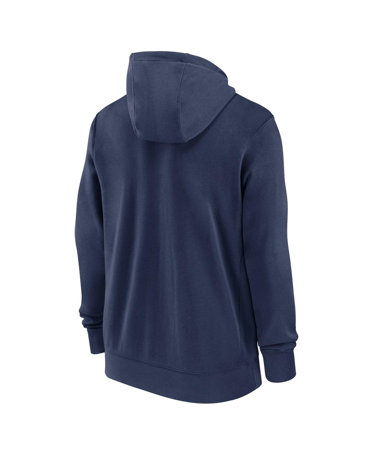 Nike Men's Navy Minnesota Twins Knockout Script Full-zip Hoodie In Navy