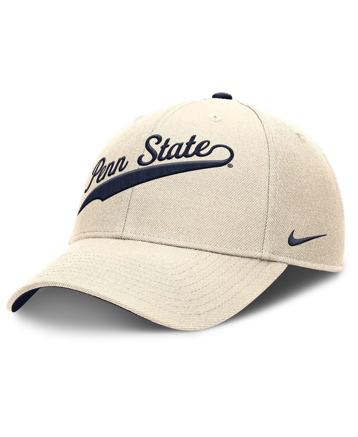Nike Penn State Nittany Lions Primetime Rise  Men's College Adjustable Hat In Natural