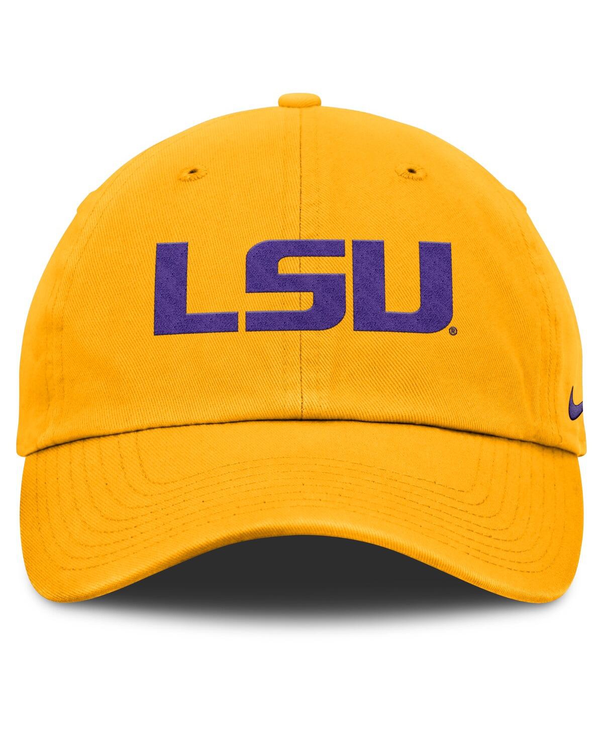 Nike Lsu Tigers Primetime Club  Men's College Adjustable Hat In Gold