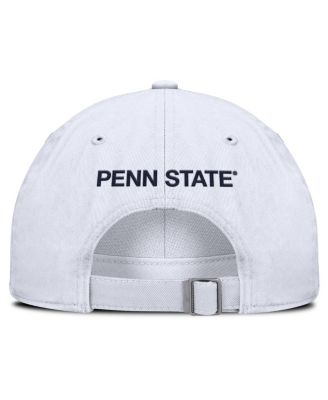 Мужская белая кепка Nike Penn State Nittany Lions Prime Time Club с регулируемой посадкой