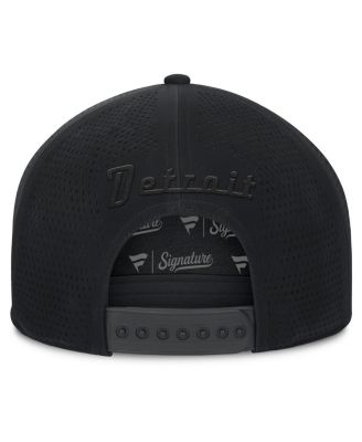 Мужская черная шляпа Fanatics Detroit Red Wings с регулируемой головкой для фронт-офиса Fanatics