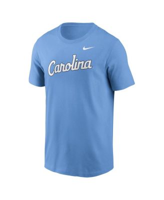 Мужская футболка Nike Carolina Blue North Carolina Tar Heels Baseball с надписью Wordmark от Nike