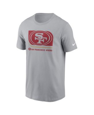 Мужская серая футболка Nike San Francisco 49ers Lockup Essential от Nike