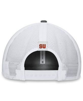 Мужская регулируемая шляпа дальнобойщика Top of the World, серая с белым, Syracuse Orange Victory Baseline