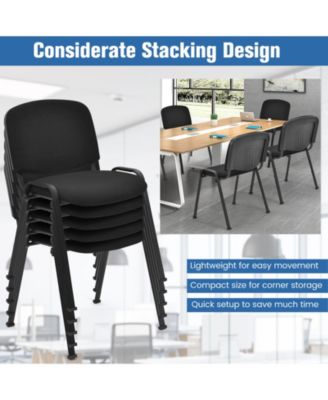 5 Pieces Elegant Conference Office Chair Set for Guest Reception