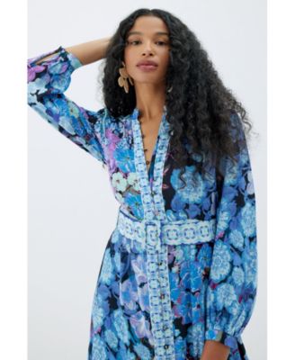 Женское голубое платье Raishma Amara от студии Raishma Studio