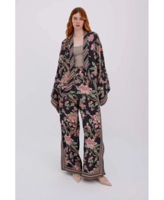 Женское кимоно Raishma Hallie черного цвета от студии Raishma Studio