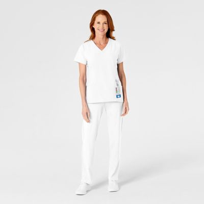 Women's W123 Flat Front Cargo Scrub Pant