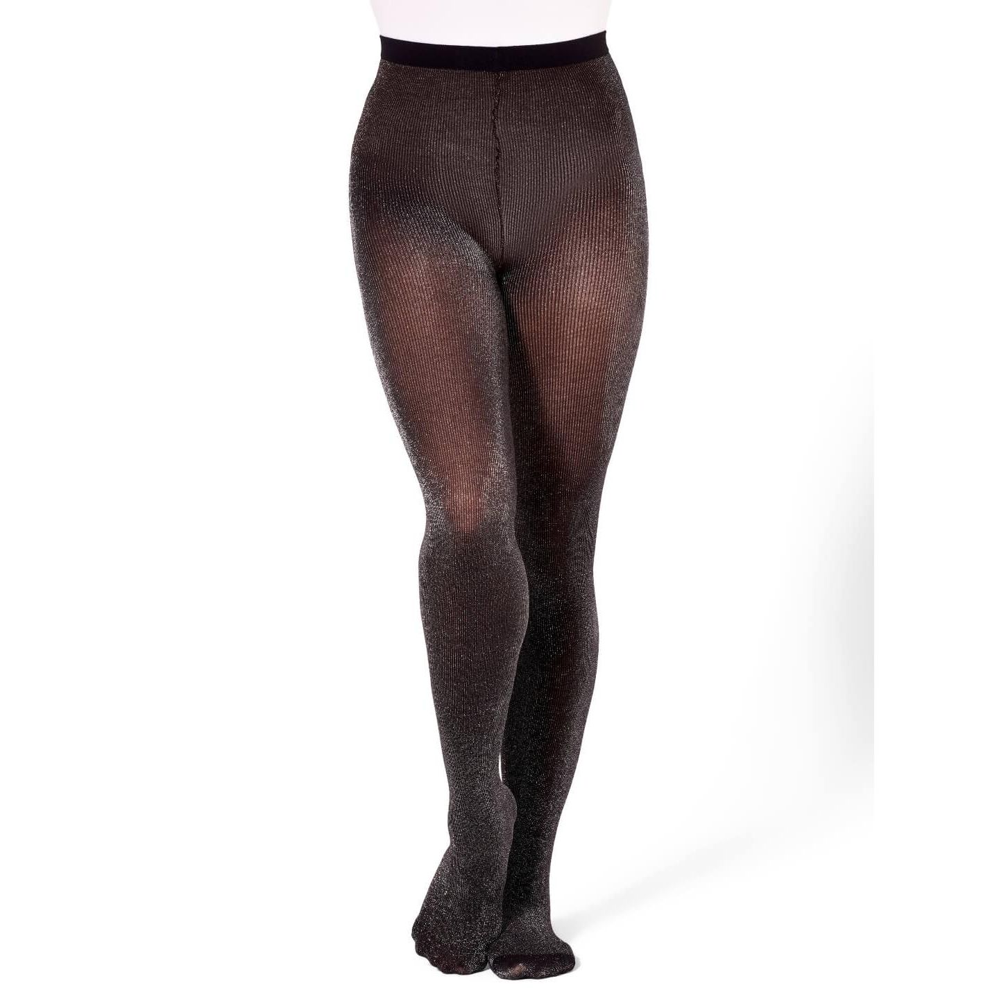 Женские блестящие колготки Capezio Professional, цвет: Чёрный — фото 2