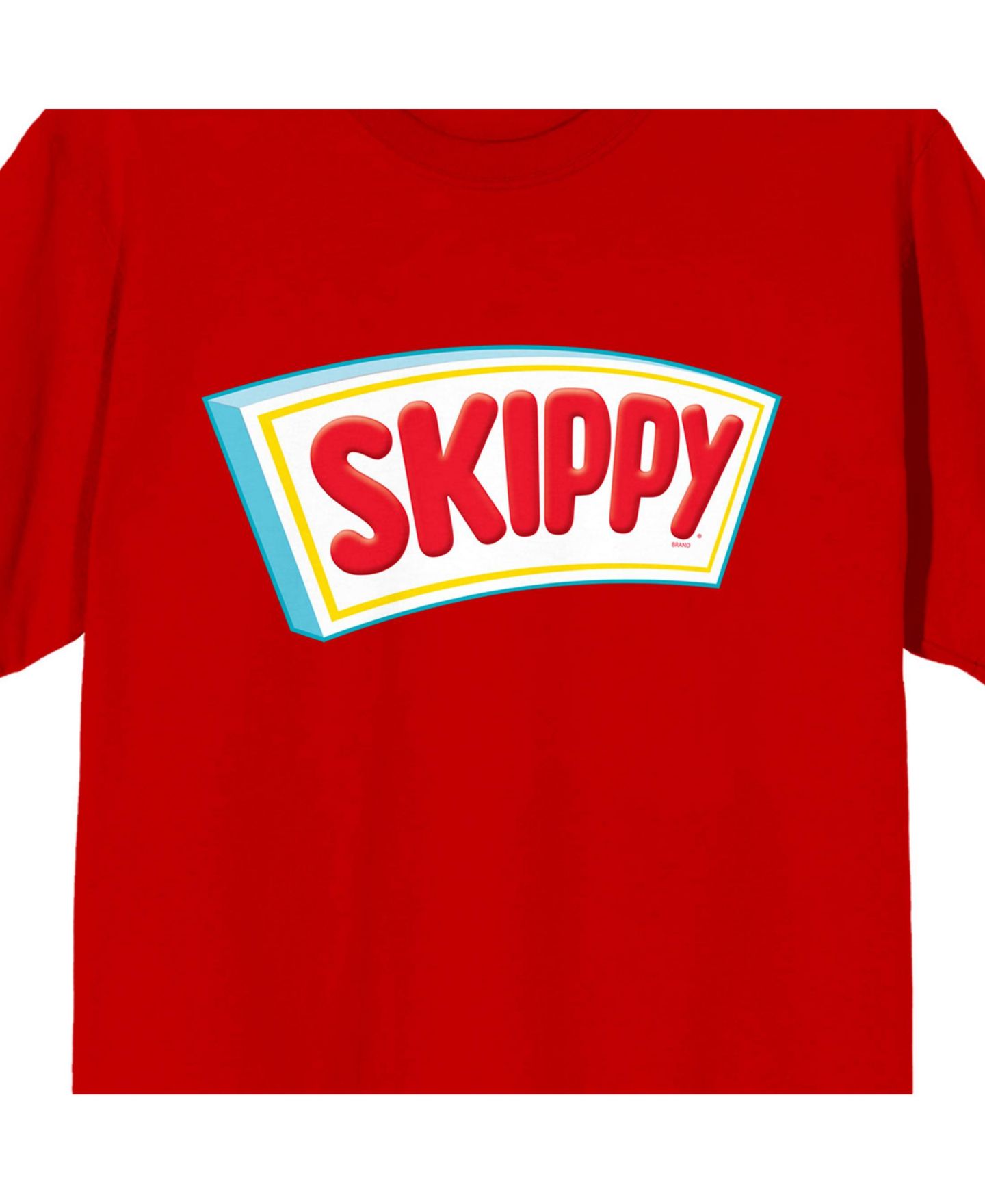 Мужская футболка Skippy Logo Crew Neck Short Sleeve Red T-shirt-3XL, цвет: Красный — фото 2