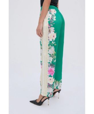 Женские брюки Raishma Amora зеленого цвета от студии Raishma Studio