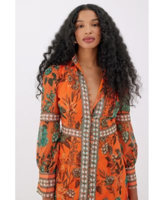 Женское оранжевое платье Raishma Studio от Raishma Aspen