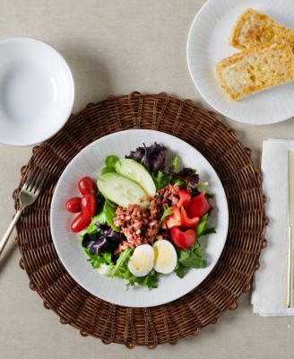 Hushed Lines 12 Pc. Dinnerware Set, Service for 4