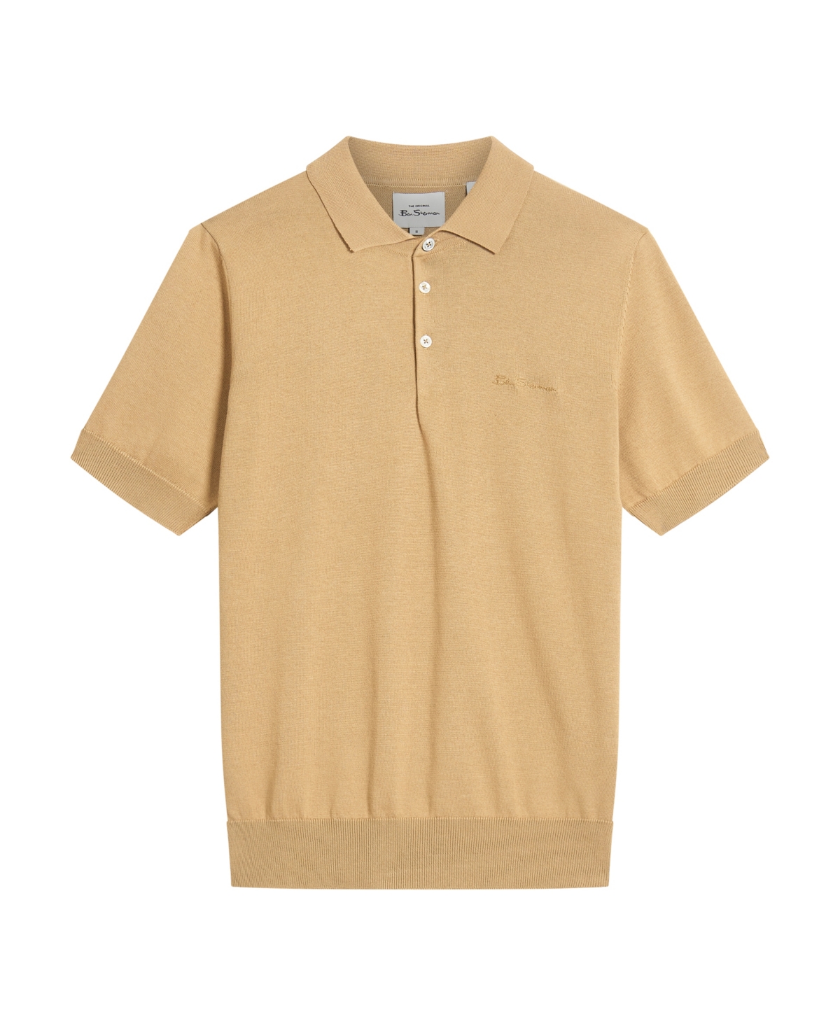 Men's Signature Short Sleeve Polo Shirt - Sand