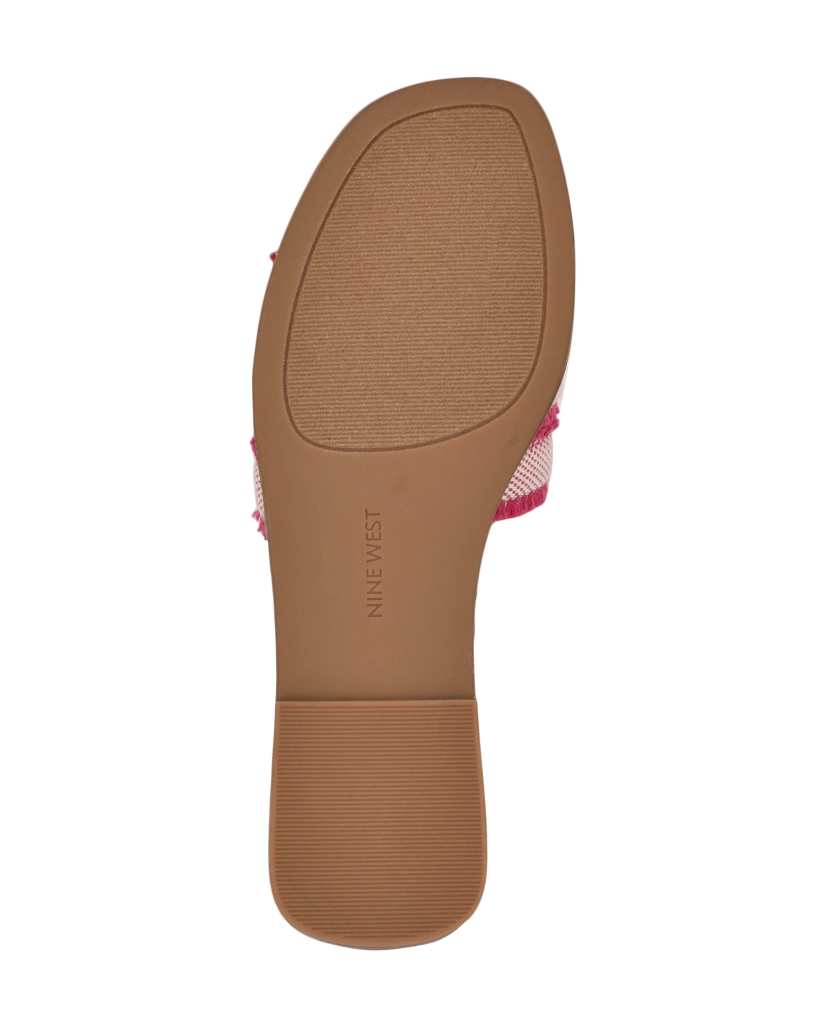 Shop Nine West Women's Germanny Frayed Flat Slide Sandals