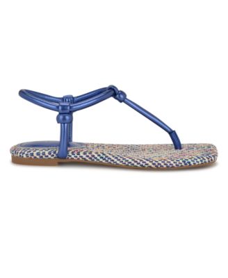 Women's Nortny Knotted T-Strap Flat sandals