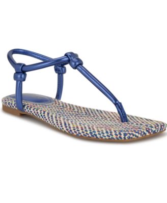 Women's Nortny Knotted T-Strap Flat sandals