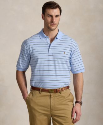 Polo Ralph Lauren - Men's Big & Tall Striped Soft Cotton Polo Shirt
